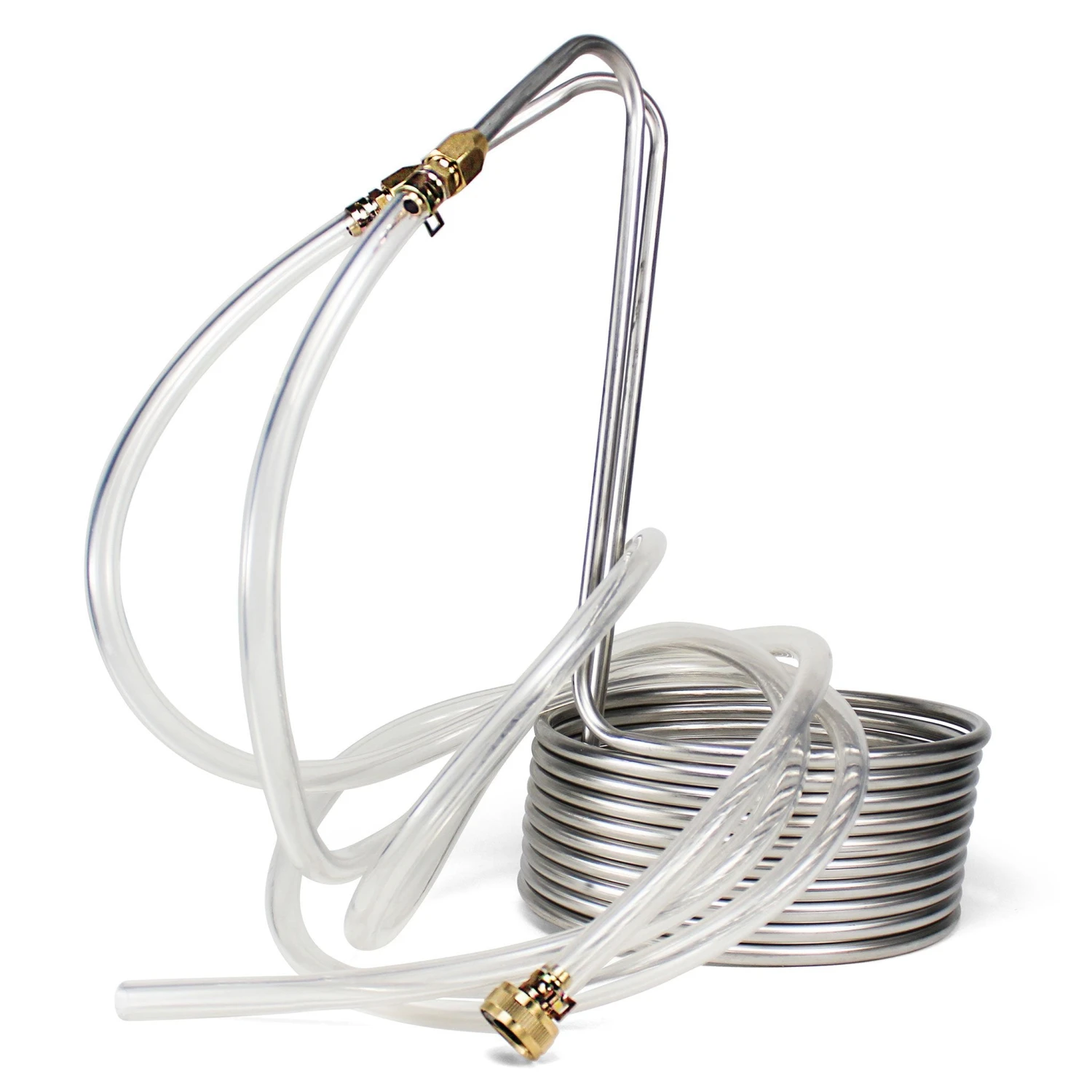Silver Serpent® Stainless Steel Immersion Wort Chiller 3 Silver Serpent® Stainless Steel Immersion Wort Chiller