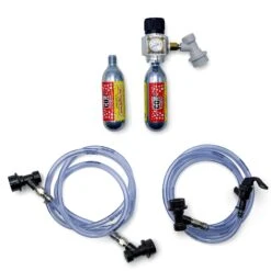 Home Brew On The Go 1.75 Gallon Mini Keg System 8 Home Brew On The Go 1.75 Gallon Mini Keg System -US Drinks Sales 2024 42916 Ball Lock Daisy Chain Starter Kit guts