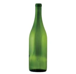 750 Ml Green Burgundy Wine Bottles, 12 Per Case