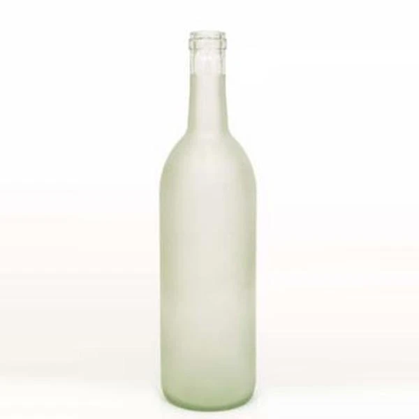 750 Ml Clear Frosted Glass Bordeaux Wine Bottles, 12 Per Case 3 750 Ml Clear Frosted Glass Bordeaux Wine Bottles, 12 Per Case