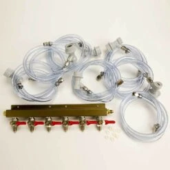 Cold Crash Keezer Gas Line Kit -US Drinks Sales 2024 K137 Cold Crash Gas Line Kit 6Way