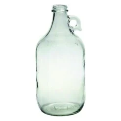 1/2 Gallon Clear Glass Beer Growler Jug
