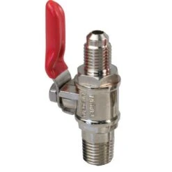 Shutoff Valve W/ Check - 1/4" Male Flare